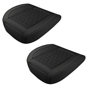 2PCS Luxury Faux Leather Car Seat Cover