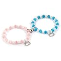 2pcs Magnetic Friendship Couples Bracelets Set, Matching Bracelet for Couple Gifts for Best Friend Valentines Day Gifts Bff Bestie Gf Soulmate (Cat+Cat)