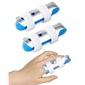 Metal Finger Splint Middle Finger, Finger Brace, 2PCS, Medium