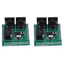 2PCS MIDI Module Digital Interface Adapter for Electronic Measuring Instrument Connector and Pin Headers with MIDI IN Switch Easy to Operate PCB Material