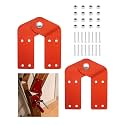 2Pcs New Attic Ladder Hinge,Aluminum Step Ladder Hing Kit