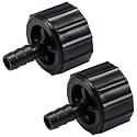 2PCS Outboard Joint Assembly Flush Hose Adapter Compatible with Yamaha Outboard 150HP 175HP 200HP 225HP 300HP Replace#: 6R3-12580-00-00