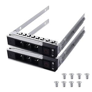 2pcs pack 2534 dxd9h sas sata hard drive caddy tray enclosure compatible for dell poweredge servers 14th gen r440 r640 r740 r740xd r840 r940 r6415 r7415 r7425