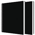 2Pcs Portfolio Binder with Plastic Sleeves, 60 Pockets Presentation Book Display 120 Pages File Folder for Artwork, Sheet Music, Document, Diamond Painting