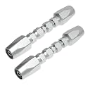 2PCS Reusable Hydraulic Hose Field Repair Kit 3/8 '' for Hydraulic Hose Crimper Fittings Size #06