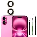 2pcs/ Set Back Camera Lens Glass Replacement for iPhone 16