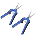 2pcs Garden Flower Twig Clipper Stainless Steel Pruning Shear