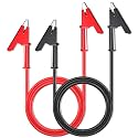 Goupchn 2PCS Alligator Clips Test Leads Dual Ended Crocodile Wire Cable