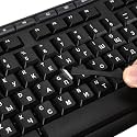 2PCS Ukrainian Keyboard Letter Stickers for Laptop Computer PC Desktop