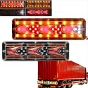 2PCS Utility Truck Tail Light Waterproof, Led Trailer Tail Lights With Turn Signal,12V 24V Universal Rear Trailer Lights for Truck RV UTV Camper Van Flatbed