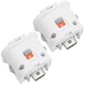 2Pcs Wii Motion Plus Attachment Adapter Accessory Fit for Nintendo Wii MotionPlus Remote Controller Original, External Sensor Accelerator Accessories Adaptor Set Replacement Part for Wii Sports Resort