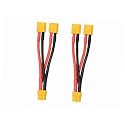 FLY RC 2pcs XT60 Parallel Battery Connector Cable Extension