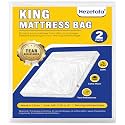 2PK Plastic King Mattress Bags for Moving,Extra Thick