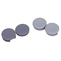 2X Joystick Cap Thumb Stick Circle Pad Caps for 3DS 3DS LL 3DS XL New 3DS LL XL Controller Replacement (Dark Grey)