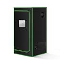 2x2 Grow Tent, 24"x24"x55'' High Reflective 600D Diamond Mylar Canvas with Observation Window and Floor Tray for Hydroponic Indoor Plant Growing