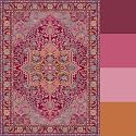 2x3 Magenta Fuchsia Hot Pink Vintage Boho Oriental Soft Washable Area Rug