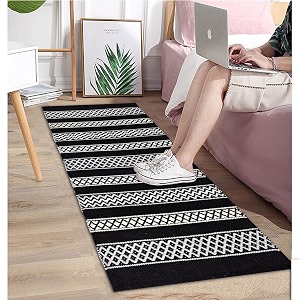 2x5 ft Cotton Runner Rug - Washable