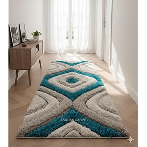 2x5 ft Shaggy Rug Runner - Plush