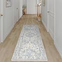 2x6 Blue Neutral Runner Rug