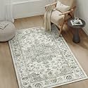 3x5 Green Neutral Area Rug