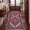 2x6 Washable Runner Rug for Hallways Vintage