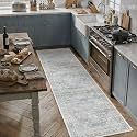 2x8 Blue Farmhouse Runner Rug