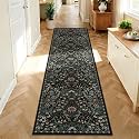 2x8 Floral Runner Rug for Kitchen Washable Hallway Runner Rug
