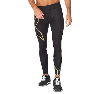 2xu mcs run compression tight wback storage blackgold reflective small