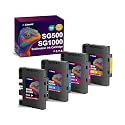 3.0.9 SG500 SG1000 Sublimation Ink Cartridges Compatible with Sawgrass SG500 SG1000 Printer, Versions,No AB Serial Number,High-Viscosity Gel Ink for Vibrant, Crisp Prints(Prior Versions only)