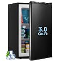 3.0 Cu.Ft Chest Freezer with 7 Temperature Settings, Quiet Black