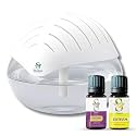 3-in-1 Air Purifier, Aroma Diffuser & Humidifier – 500mL Large Tank with Free Essential Oil | Quiet Operation, Removes Dust & Odour, Spreads Fresh Aroma – Perfect for Home, Office & Car