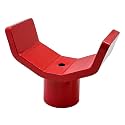 3-in-1 Bottle Jack & Spiral Jack Adapter for 12 Ton & 20 Ton Jacks, Universal Steel Axle Lifting Saddle Fits Up to 1.97" Jack Ram, Compatible with 4.5"/5" Round Axles & 3.6" Square Axles (107 Adapt