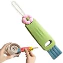 3 in 1 Cup Lid Cleaning Brush Set, Rotatable Crevice Cleanr Brush Set for Baby Bottle Gap Tight Spaces Cup, Multifunctional Bottle Clean Brush, Home Kitchen Crevice Cleaning Brush Tools