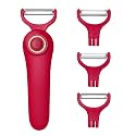 3-in-1 Electric Peeler | Auto Blade for Fruits/Vegetables