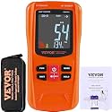 VEVOR 3-in-1 EMF Meter, 5Hz-6GHz, Handheld Rechargeable Electromagnetic Field Radiation Detector, Digital LCD EMF Tester for EF MF RF Home Inspections Outdoor Ghost Hunting 5G Cell Tower Temperature