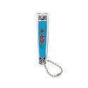 3-in-1 Floral Nail Cutter with Keychain | Premium Stainless Steel Nail Clipper | Travel-Friendly Grooming Tool for Men &amp; Women (Blue with floral)