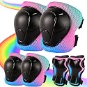 3-in-1 Kids Knee/Elbow/Wrist Guards – Impact Shell, Breathable, Adjustable 2-14, for Bike/Scooter/Skateboard/Roller