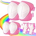 3-in-1 Kids Knee/Elbow/Wrist Guards – Impact Shell, Breathable, Adjustable 2-14, for Bike/Scooter/Skateboard/Roller