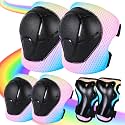 3-in-1 Kids Knee/Elbow/Wrist Guards – Impact Shell, Breathable, Adjustable 2-14, for Bike/Scooter/Skateboard/Roller