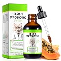 3 in 1 Probiotics for Cats Help with Gut, Upset Stomach, Diarrhea, Bloating