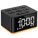 【3 in 1】 Sound Machine Dual Alarm Clock Night Light White Noise Machine 27 Sleeping Sounds for Adults Kids Precise 32 Level Volume Sleep Timer Memory Function Digital Clock with 30 Wake Up Sounds