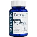 3-in-1 Pre+Pro+Postbiotic supplement | 80 Billion CFU SYNBIOTIC, 10 Strains | Gut Health, Digestive & Immune Support | Vegetarian Capsules for Men & Women | 60 Capsules