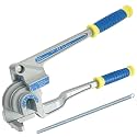 3-in-1 Tubing Bender, 180° Tube Bender for 1/4", 3/8", 1/2" (6/10/12 mm) O.D. Suitable for Bending Copper, Brass and Aluminum pipes, Ideal for HVAC (1/4", 3/8", 1/2")
