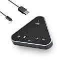 3 in 1 USB Computer Speaker with Microphone, PC Laptop Desktop Conference Speaker with Mic for Smart Home Office and Online Study，360 Degree Enhanced (4)