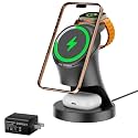 3 in 1 Wireless Charging Station for Apple Devices,Magsafe Charger for IPhone17 16 15 14 13 12 Pro/Max/Plus/Mini Wireless Charger Station for AirPods 2/3/4/Pro iWatch Ultra11/10/9/8/7/SE/6/5/4/3/2