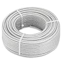 3/16" Cable, 200 ft PVC Coated Steel Cable with 7×7 Strand Core