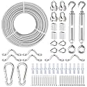 3/16" Wire Rope Kit, 304 Stainless Steel Turnbuckle for Shade Sail