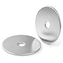 3/16" x 1-1/4'' Stainless Fender Washers, 1-1/4'' OD, 304 Stainless Steel Metal Repair Flat Washers for Screws and Bolts (50 Pack)