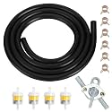 3/16 Inch ID Fuel Line, 3.28FT 5/16" OD Gas Line Hose Compatible with 110cc 125cc Tao tao Coolster Kazuma Baja 50cc 70cc 90cc 150cc 250cc Chinese ATV Quad 4 Wheeler Go Kart Pit Dirt Bike Parts