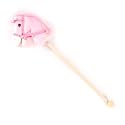 3.1ft (95cm) Pink Stick Hobby Horse with Neigh & Clip Clop Sounds-18 Months+